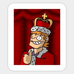 eddsworld king matt Sticker